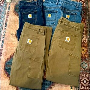 Boys Carhartt denim. 5 pair boys
